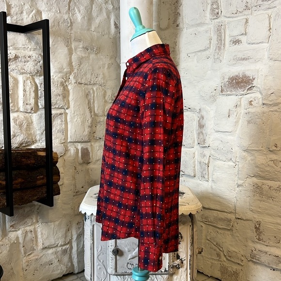 Uniqlo | Polka Dot & Plaid Flannel - Picture 4 of 6